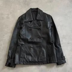 Archive Y2K 00s Double Leather Jacket