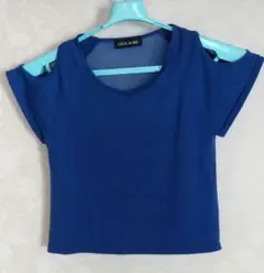 CECIL McBEE 肩出し トップス ブルーのサムネイル