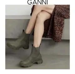 【GANNI / ガニー】 サイドゴアブーツ チェルシーブーツ 37のサムネイル