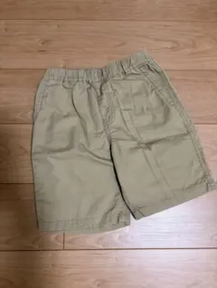 ユニクロ　キッズ イージーショートパンツ ベージュ　130