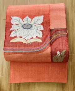 洒落帯 名古屋帯 花柄