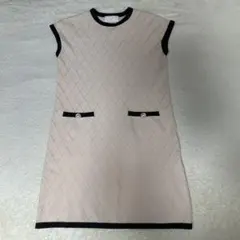 ❤️rady❤️ベージュ キルティング ノースリーブワンピース