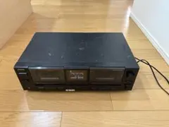 Victor TD-W603MKⅡ ダブルカセットデッキ 通電確認のみ - メルカリ