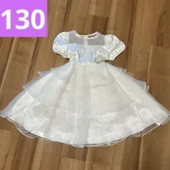 130 ホワイト　ドレス　ワンピース