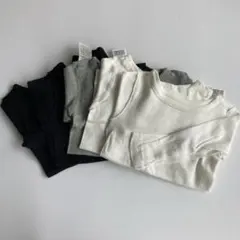 コットン長袖Tシャツ3色セット5枚組