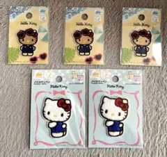 日焼けキティ　ワッペン　パイルワッペン　セットまとめ売り☆