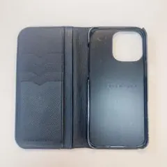 ボナベンチュラ　iPhone15 Pro MAX レザーケース　ブラック　カード