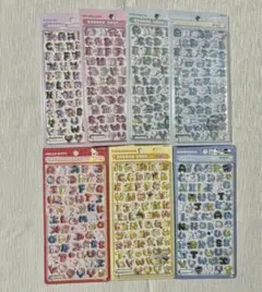 【国内正規品】サンリオ　ボンボンドロップシールmoji 7種
