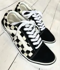 バンズ　VANS チェッカーボード スニーカー オールドスクール 24.5cm