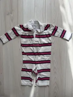 Ralph Lauren ストライプロンパース 6M