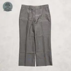 スラックス ワイドパンツ ライトグレー カジュアル 秋 スーツ 通勤