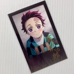 鬼滅の刃 ufotable DINING 竈門炭治郎 箔押しチェキ風ブロマイド