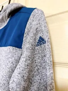 adidas アディダス　ニットジャケット　ニットパーカー　150cm