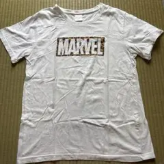 MARVELのロゴ入りホワイトTシャツのサムネイル
