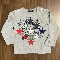 KID BOW キッズ 長袖Tシャツ グレー 95cmのサムネイル
