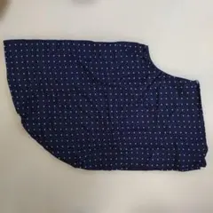 授乳ケープ ネイビー 水玉模様