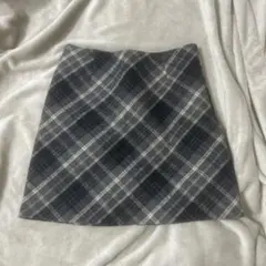 チェック柄タイトミニスカート