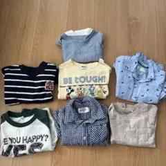 A3 ベビー服 ロンT シャツ 7点セット