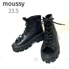 マウジーmoussy厚底編み上げブーツサンダル黒ブラック 23.5〜24 Y2Kのサムネイル