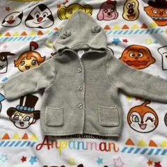 babygap クマ耳ニットカーディガン
