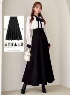 GRL⭐︎春夏お勧めナチュラルアイテム⭐︎スエードフレアスカートS【中古】C44