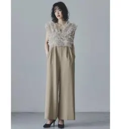 niana チュールベストオールインワンドレス