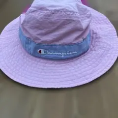 Champion キッズ ハット ピンク 日よけ付きのサムネイル