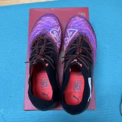 Puma サッカーシューズ ブラック/パープル FG