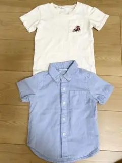 アカチャンホンポ　デニムシャツ　半袖Tシャツのサムネイル