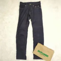 クシタニエクスプローラデニム(パンチング) 黒 31インチ 裾上げもして