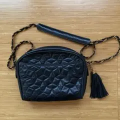 BALLY 黒 レザー バッグ キルティング　美品