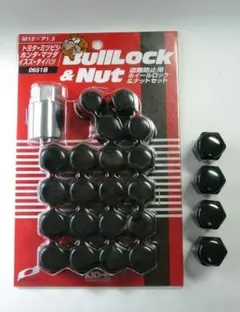 KYO-EI ロックナットセット M12×P1.5 6穴用 黒 ハイエースなど - メルカリ