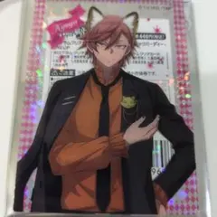 桃源暗鬼 花魁坂京夜 ホログラムクリアカード ケモ耳ゴシックパーティ