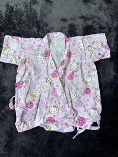 ハローキティ 甚平 ピンク 80cm