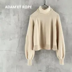ADAM ET ROPEアダムエロペ　ウールクロップドタートルプルオーバーニット