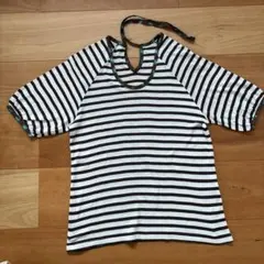 ソレイアード ボーダー柄 半袖Tシャツのサムネイル