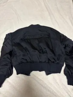 Acne Studios ブラック MA-1ボンバージャケット