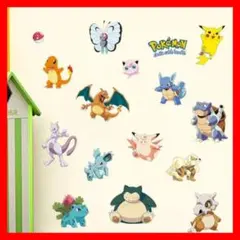 【訳あり】ポケモンウォールステッカー　縦30×横90㌢