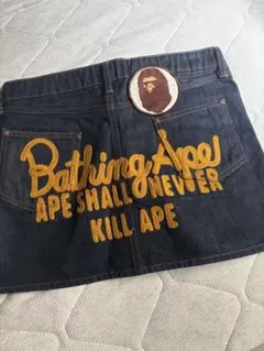 A BATHING APE デニム　ショートスカート XXSのサムネイル