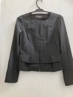 BODY DRESSING Deluxe ノーカラージャケット ブラックのサムネイル