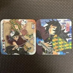 鬼滅の刃　アートコースター　冨岡義勇　錆兎