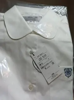 西南学院高校　夏服半袖ラウンドカラーシャツ JN-S