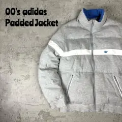 00's Y2K adidas アディダスオリジナルス　中綿ジャケット　ロゴ刺繍