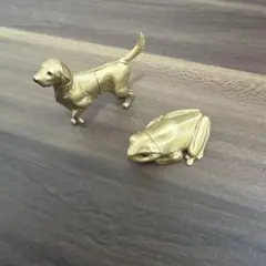 チョコエッグ　金塗装　ゴールデン