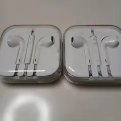 Apple EarPods ホワイト ケース付き×２set