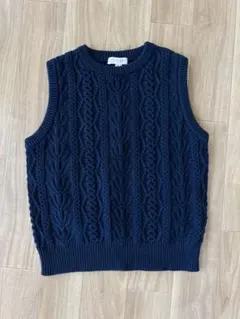 DEMYLEE ニットベスト XS ネイビー
