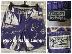 ラルフローレン　メンズM 海水パンツ　ショートパンツ　水陸両用　総柄