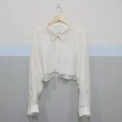 BODYSONG. LS NICE CROPPED SPLATTER SHIRTのサムネイル