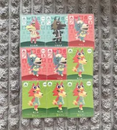 どうぶつの森 あつ森 amiibo amiboカード 狼 オオカミ セット