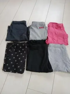 スパッツ レギンス ハーフパンツ まとめ売り6点セット130